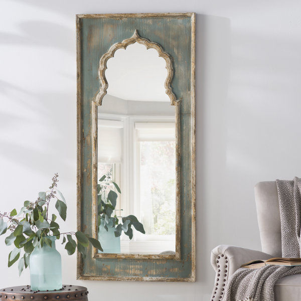 Bungalow Rose Halyna Rectangle Wood Mirror & Reviews Wayfair